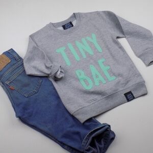 nwt! kids gift tiny bae sweatshirt handmade